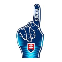 Fan ruka Slovakia ukazovák